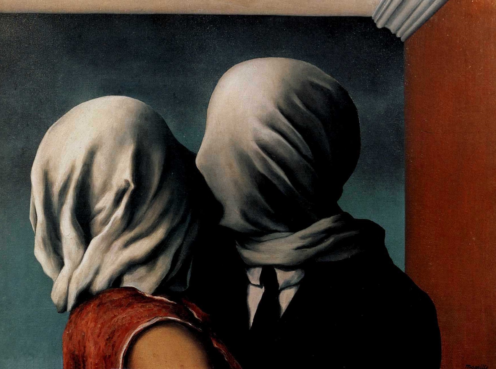 enè-Magritte-Les-Amants-Gli-amanti